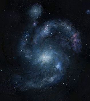 galáxia espiral BX442