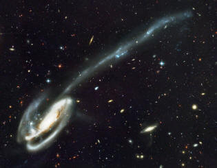 galaxie du tetard ou arp 188