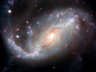 galáxia espiral barrada NGC 1672