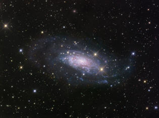 galaxie NGC 3621 dans la constellation de l'hydre