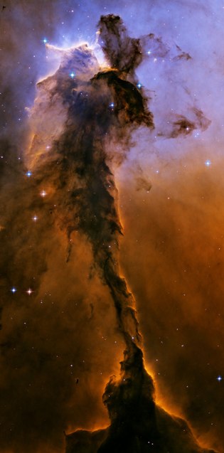 Polvo de la nebulosa del Águila o M16