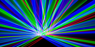 A luz do laser