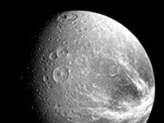 dione moon of Saturne