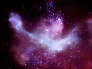 Nebulosa de Carina visto no raio-X