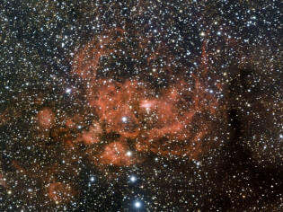 nebulosa NGC 6357, Guerra e Paz