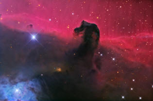 Horsehead Nebula in the constellation of Orion.