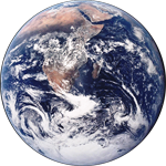 Terre : diamètre 12 756 km
