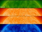Mercúrio em frente ao enorme Sol