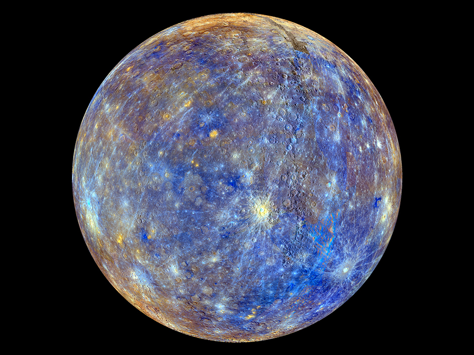 Caractéristiques remarquables de la planète Mercure