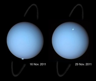 Aurores sur Uranus