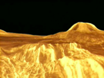 Superfície vulcânica de Vênus. Imagens da Magellan
