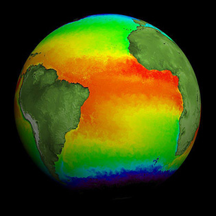 envisat atlantic temperature