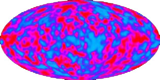 radiación del fondo del cielo es un natural de radiación de microondas fósiles 2.73 K.