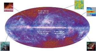 Imagen de ruido en el fondo cósmico infrarrojo, Planck