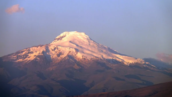 Cayambe Volcano in Ecuador