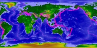 Volcans effusifs et éruptifs de la Terre