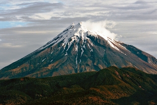 Taranaki estratovolcán Nueva Zelanda
